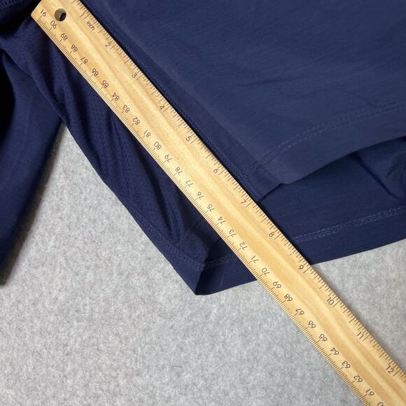 Fabletics The 7" Franchise Short Lined Mens Sz XXL Navy Blue Performance Stretch - Picture 7 of 13